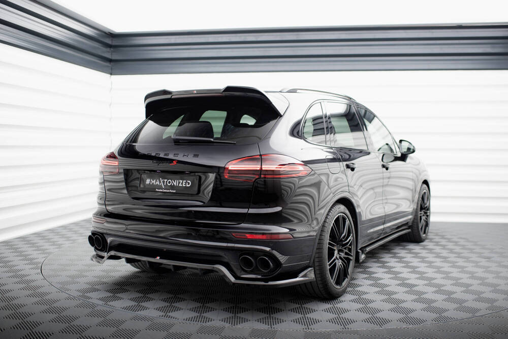 Diffuser Porsche Cayenne FL MK2 Maxton Glans Zwart