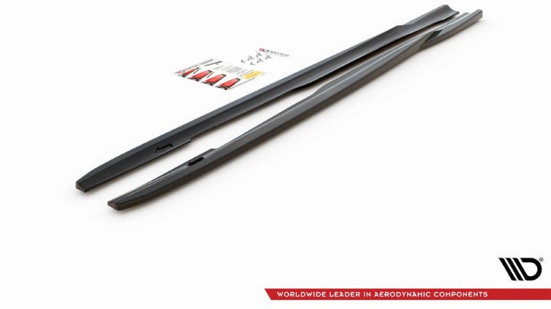 Zijskirts Diffusers Ford Focus ST Mk3 FL V.2 Glanzend Zwart