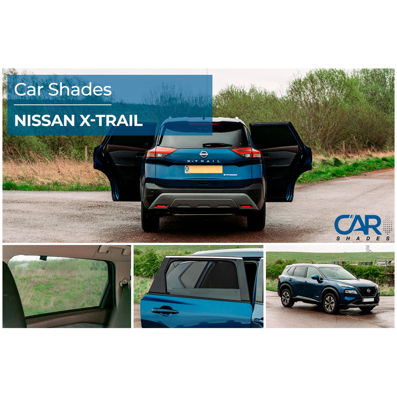Set Car Shades (achterportieren)  Nissan X-Trail (T33) 5 deurs 2022- (2-delig)