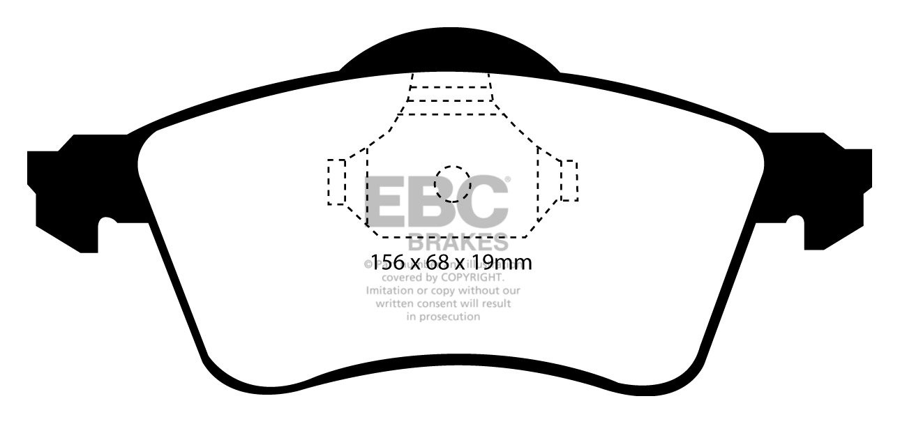EBC Brakes VW Caravelle 2.5 TD 95-98 Remblokken voorzijde