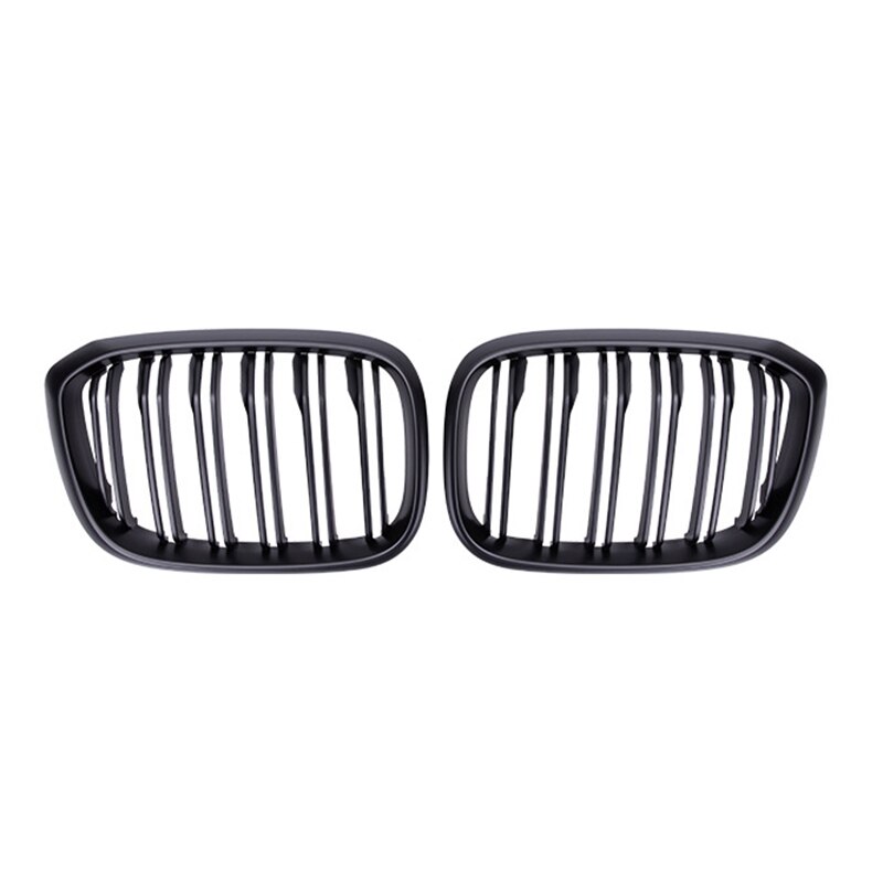 Grill Nieren BMW X3 G01 / X4 G02 Double Stripe M Design Piano Zwart