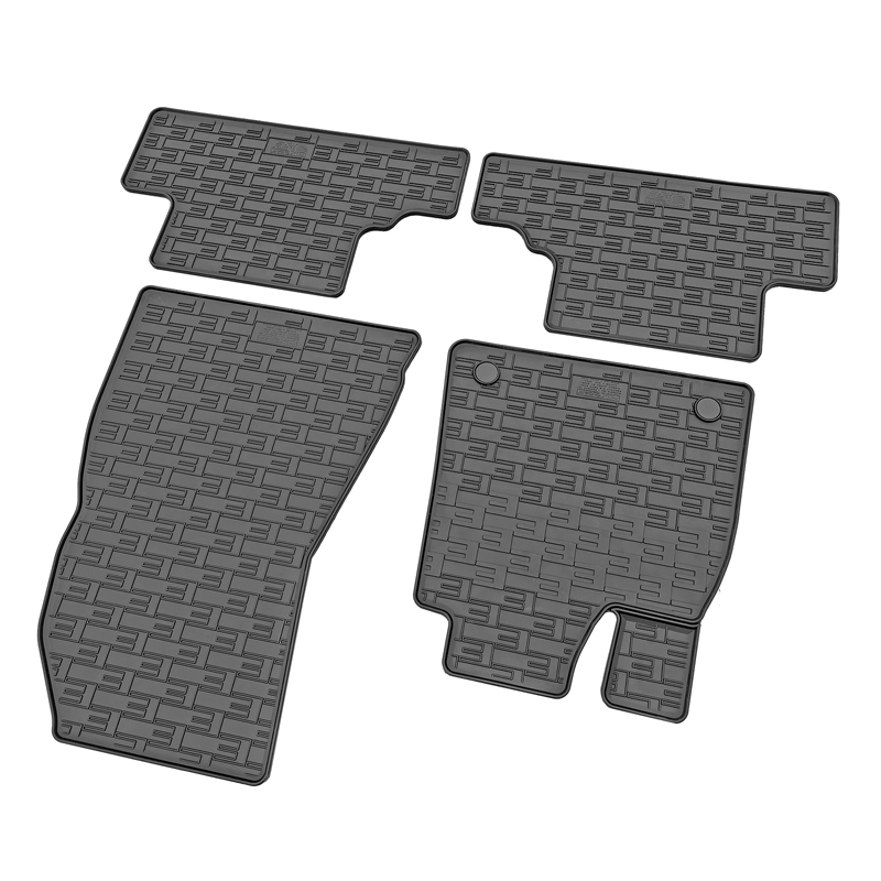CIKCAR Rubber matten  Renault R5 E-Tech 2024- & Nissan Micra VI EV 2025- & Alpine A290 EV 2024- (4-delig + montagesysteem)