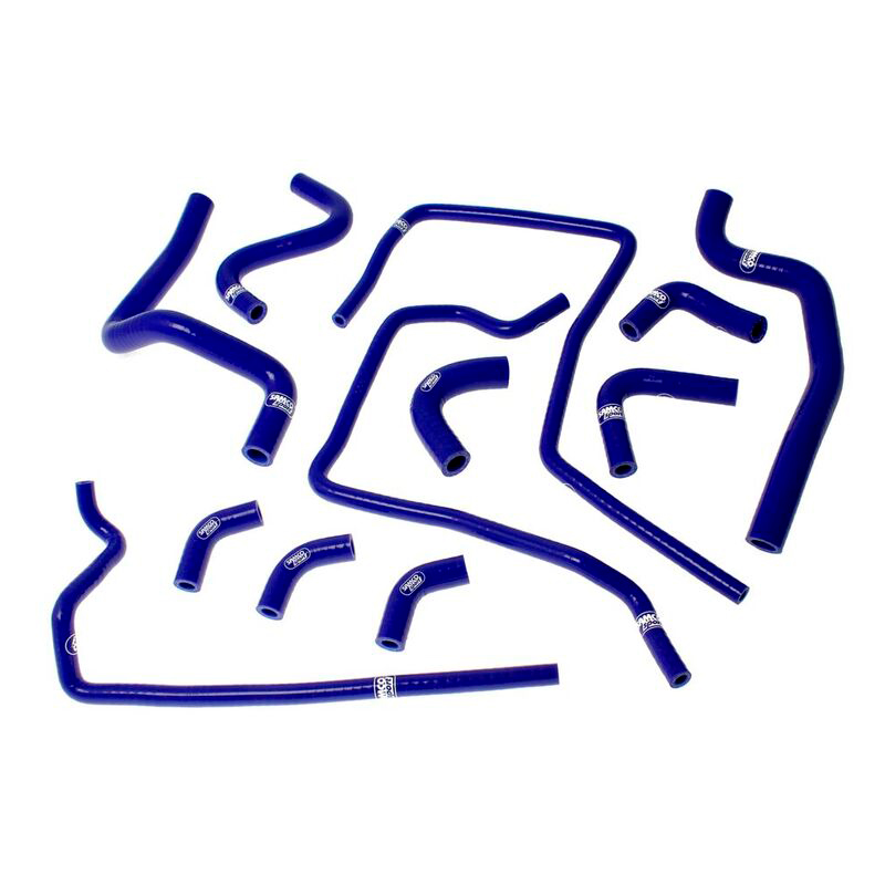Samco Slangen Kit  Subaru Impreza Turbo Versie 7 Bugeye 2000-2002 - 12-delig - Diverse Koeling - Blauw