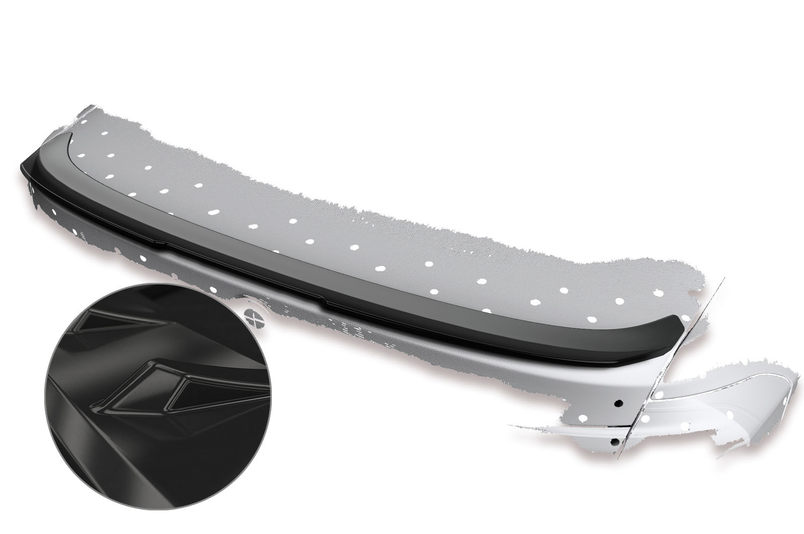 CSR achterspoiler BMW 3-Serie F30 Glans zwart