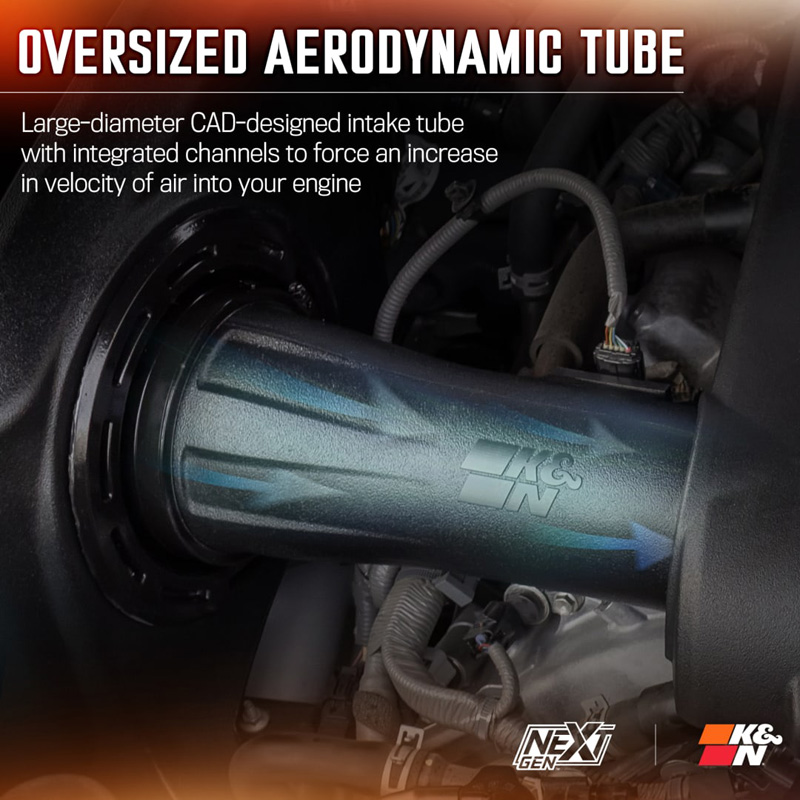 K&N NextGen Cold Air intake  Toyota Tundra & Sequoia 5.7L V8 2012-2021 (50-9036)