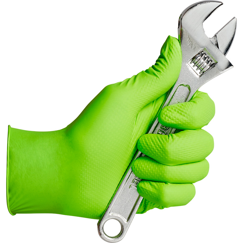 Gripp-It nitril handschoenen - maat XL - Groen - dispenserdoos à 50 stuks