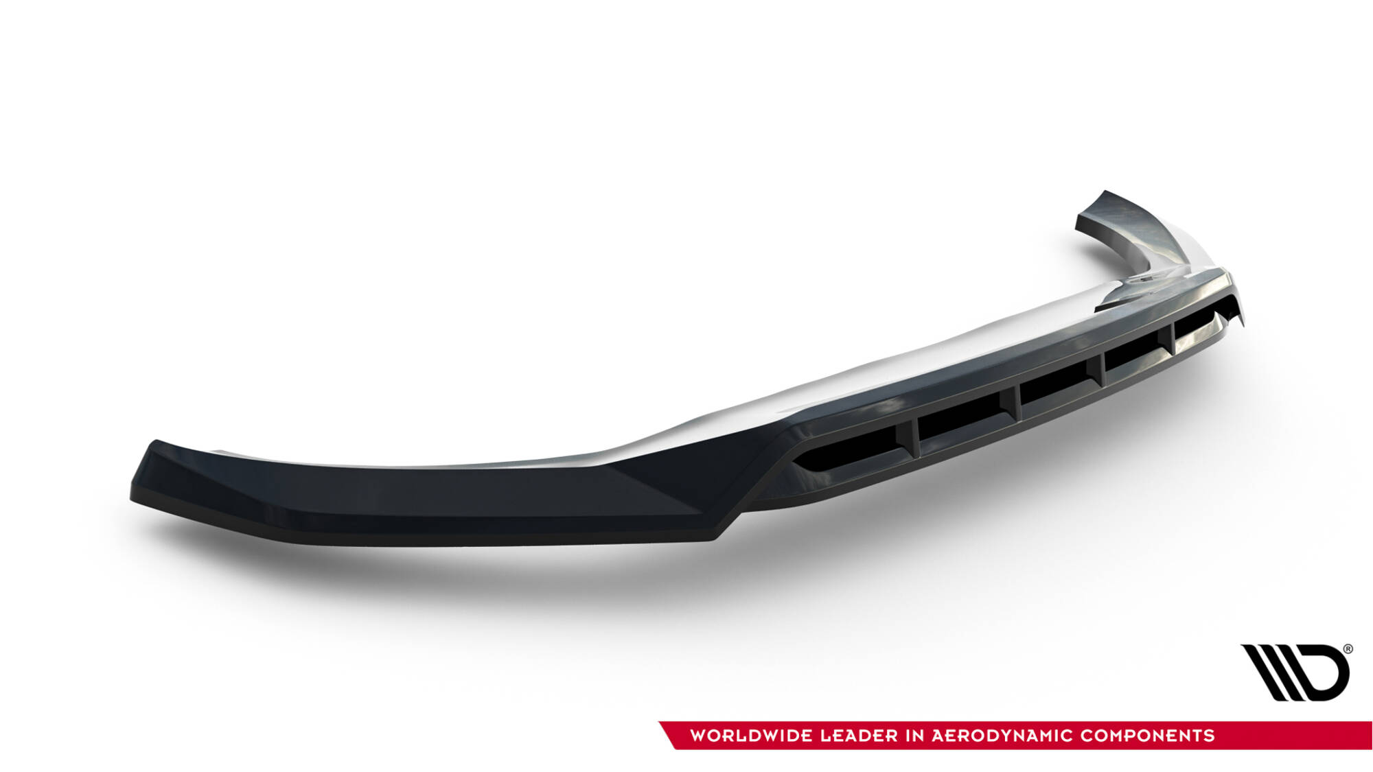 Voorspoiler Volvo XC60 MK2 Maxton Glanzend zwart