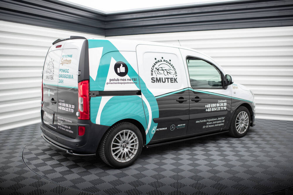 Zijskirts Mercedes Benz Citan Maxton Glans Zwart