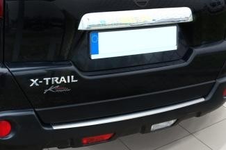 Achterbumper bescherming Nissan X-Trial (5D) 2007-2010 RVS