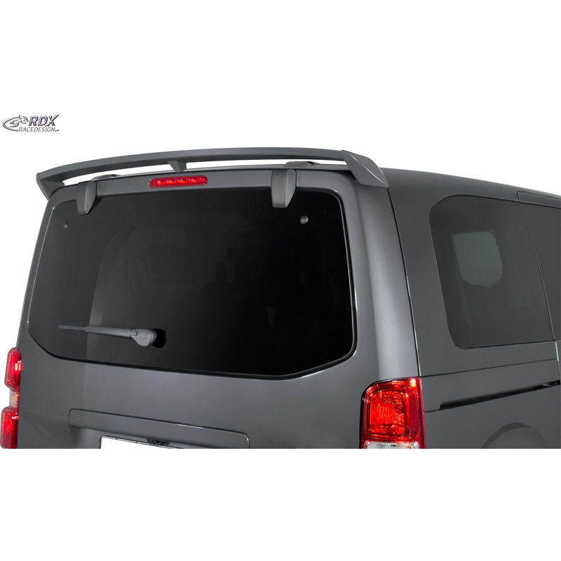RDX Racedesign Dakspoiler  Citroën Jumpy/Dispatch/Spacetourer & Peugeot Expert III/Traveller & Toyota Proace 2016- & Opel Vivaro C/Zafira Life 2019- & Fiat Scudo/Ulysse 2022- (modellen met achterklep) (PU)