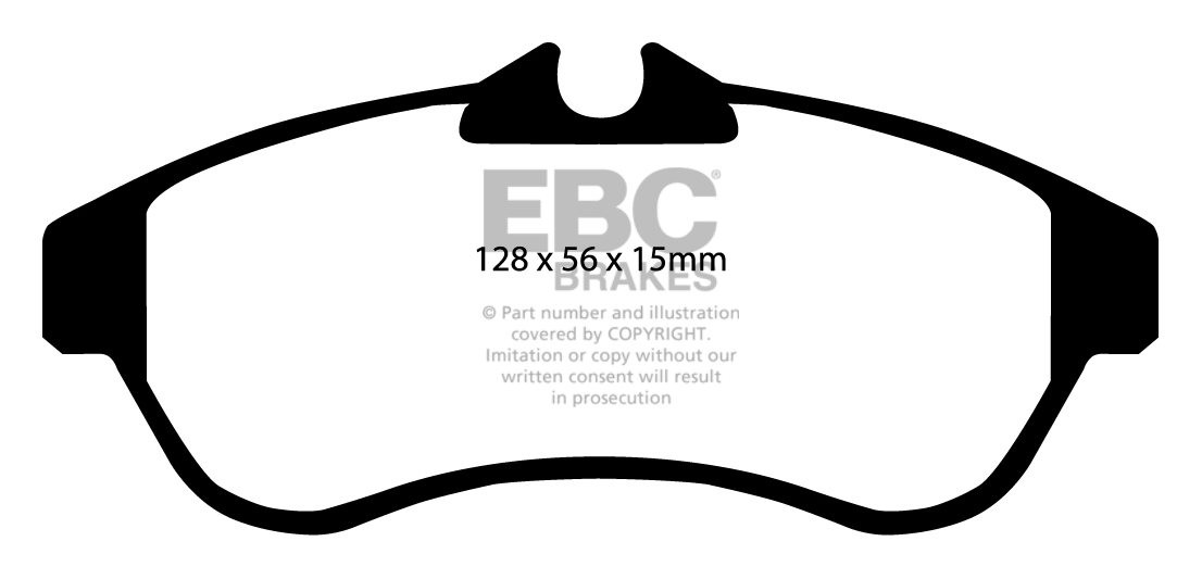 EBC Brakes CITROEN C3 1.6 TD (110) 2005-2009 Remblokken voorzijd
