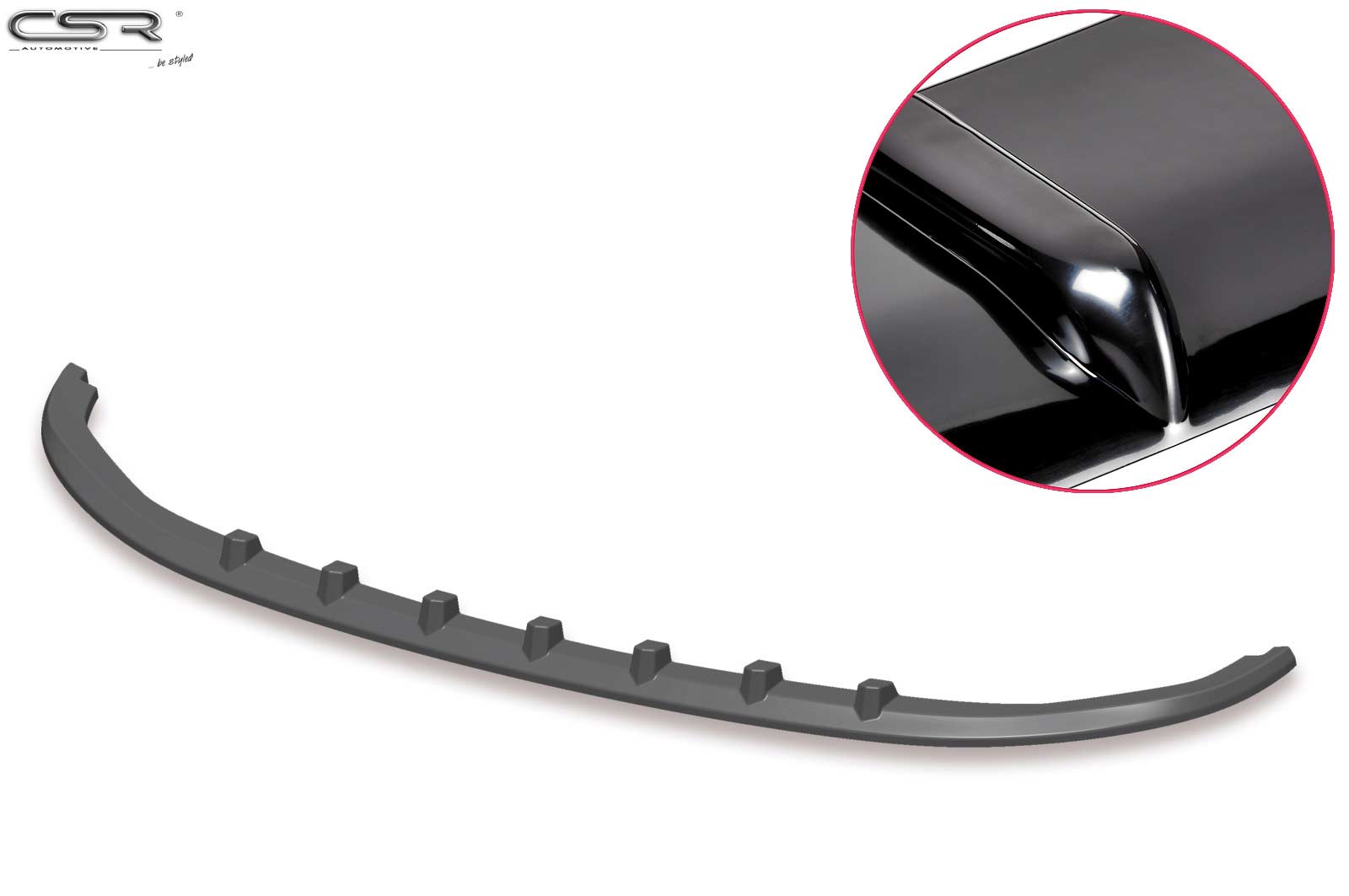 Voorspoiler VW Transporter T6  Glans Zwart