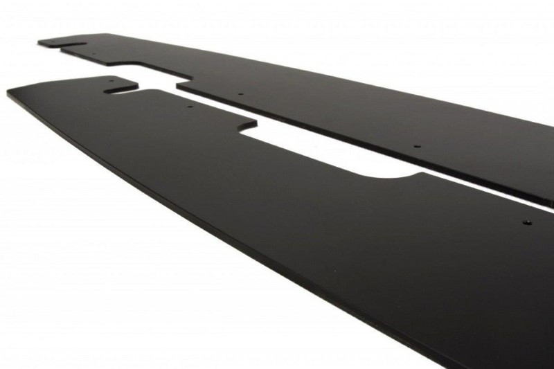 Zijskirts Diffusers BMW M3 E92 / E93 (Preface Model) Glanzend Zwart Racing