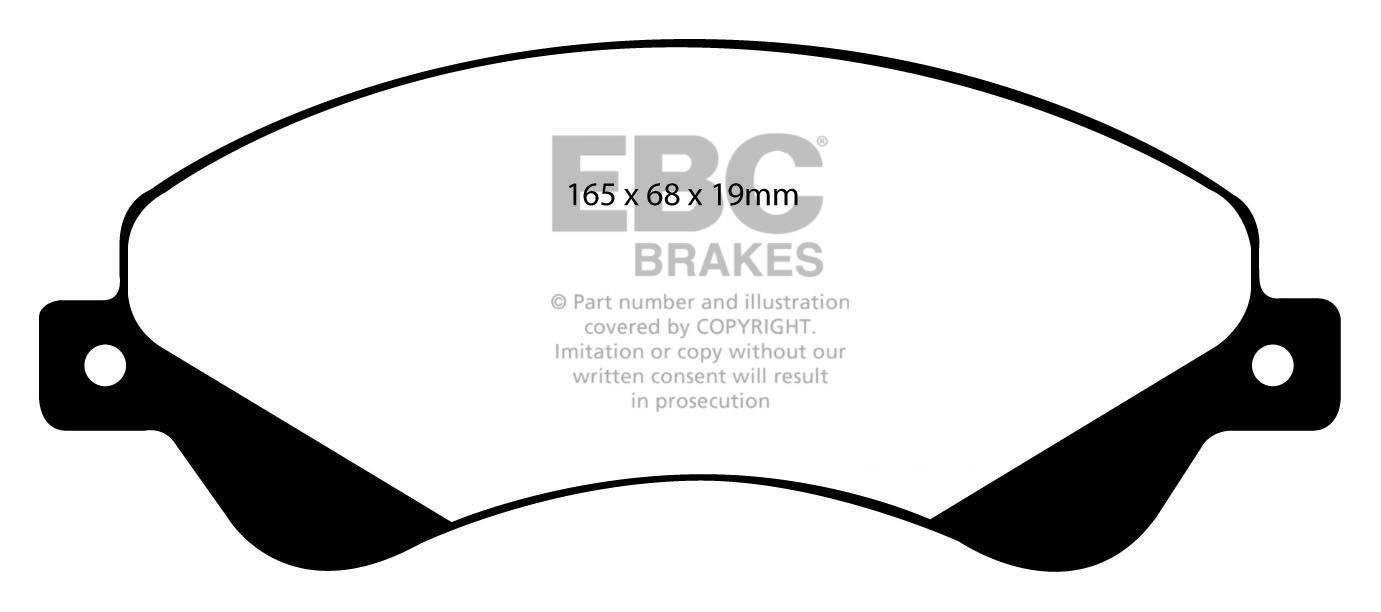 EBC Brakes FORD BEDRIJFSWAGEN Transit 280 FWD 2006-.. Remblokken