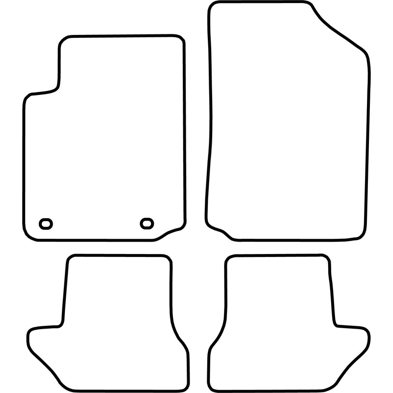 Automatten Velours  Citroen C3 Pluriel 2002-2005
