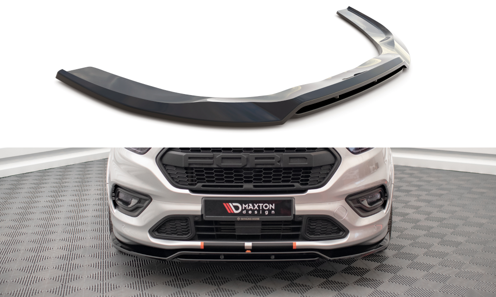 Voorspoiler Ford Transit Custom ST Line Mk1 FL Maxton Glans Zwart