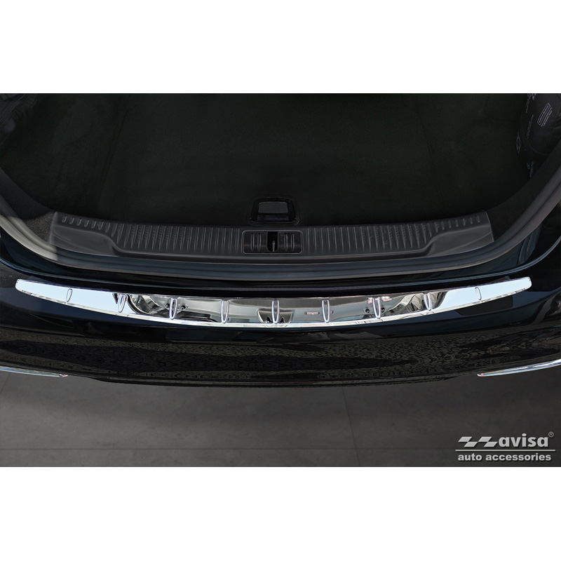 Chroom RVS Achterbumperprotector  Mercedes S-Klasse (W223) 2020- 'Ribs'