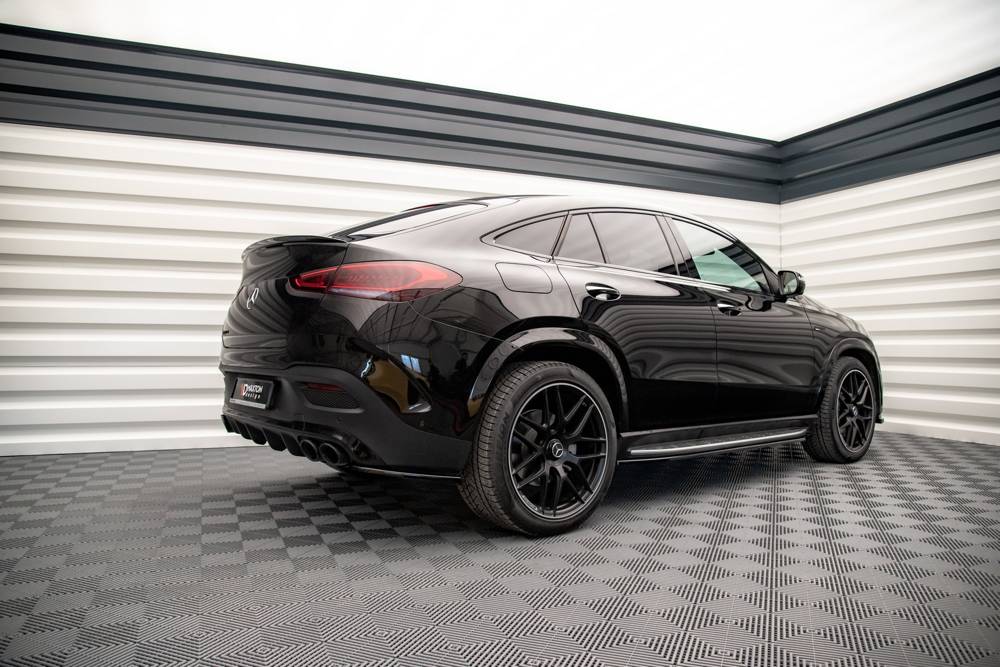 Zijskirts Mercedes GLE C167 AMG Pakket Coupe / SUV Maxton Glans Zwart