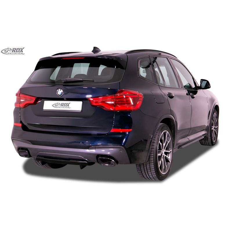 Achterskirt 'Diffusor U-Diff'  BMW X3 (G01) 2017- met M-Pakket (PU)