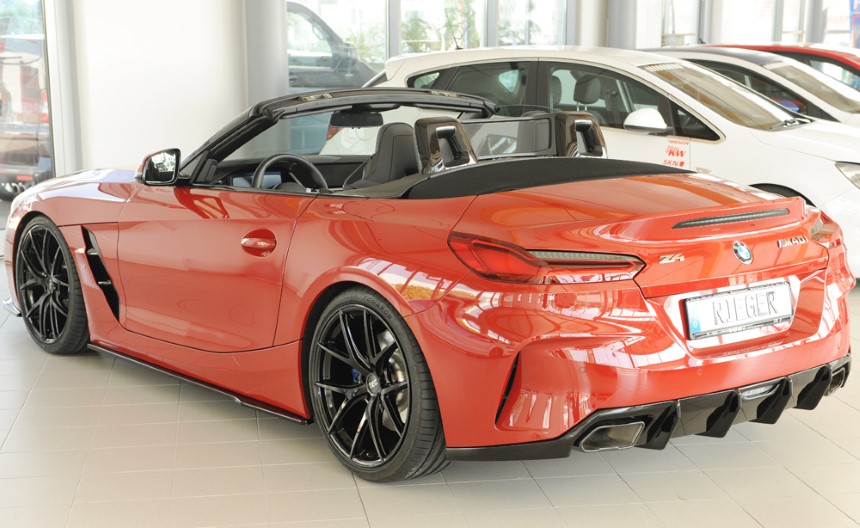 Diffuser BMW Z4 G4Z/G29 roadster Rieger glans zwart