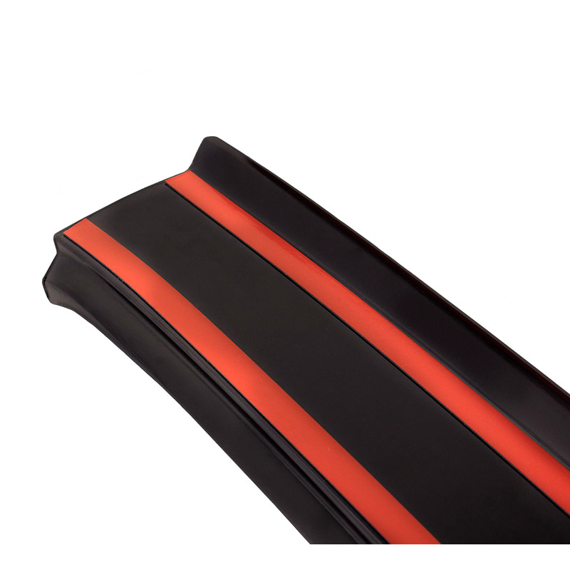 ABS Achterbumper beschermlijst  Ford C-Max 2011-2015 'Ribbed' Glanzend zwart