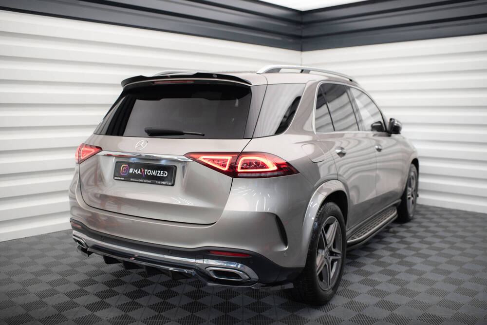 Spoiler Mercedes Benz GLE SUV AMG Line W167 Maxton Glans Zwart