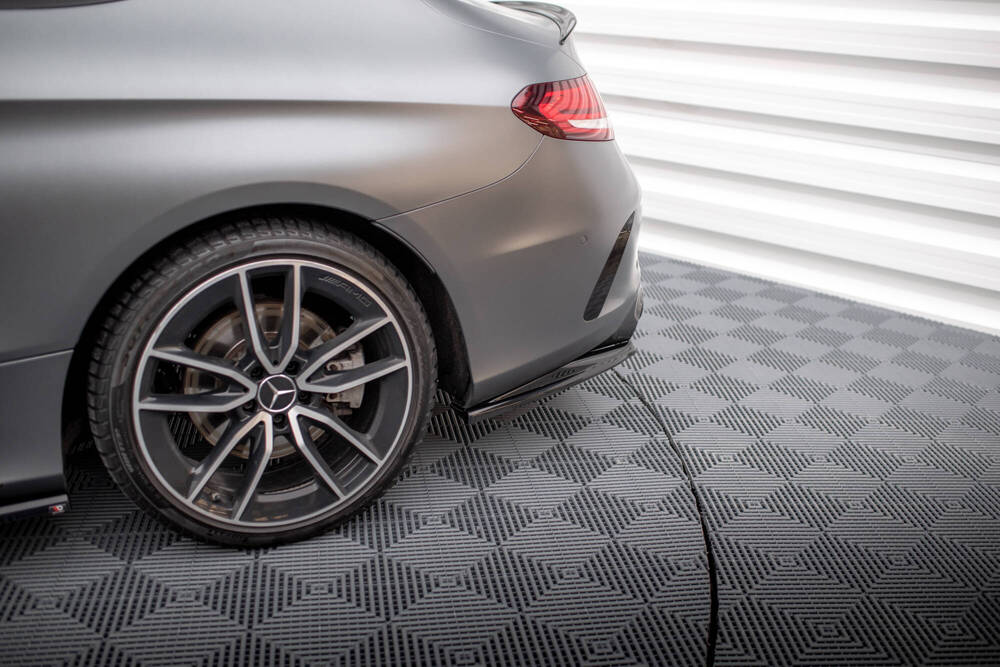 Diffuser Mercedes C43 W205 Coupe FL Maxton Glans Zwart