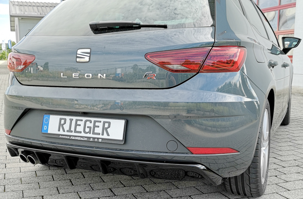 Diffuser Seat Leon FR 5F 17-20 Rieger Glans Zwart