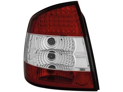 Achterlichten Opel Astra G LED  rood/wit