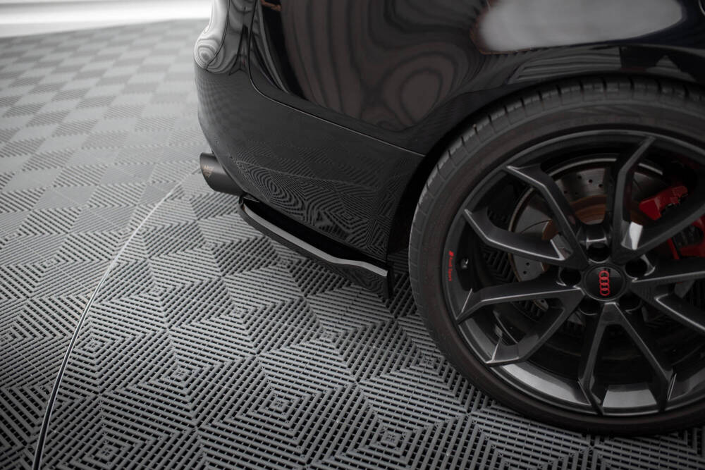 Zijdiffusers Audi A5 S-Line / S5 Coupe / Cabrio Maxton Glans Zwart