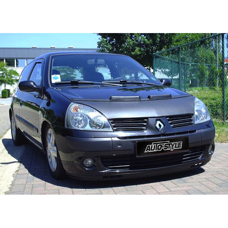 Motorkapsteenslaghoes  Renault Clio II 2001-2005 zwart
