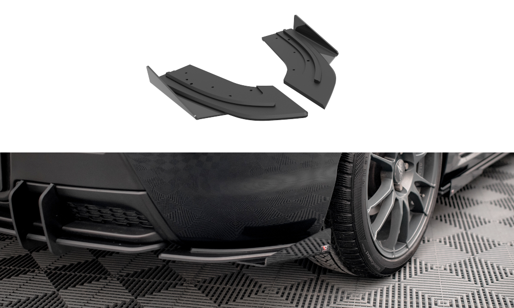 Street Pro Zijdiffuser met Canards Mazda 3 MPS Mk1 Maxton