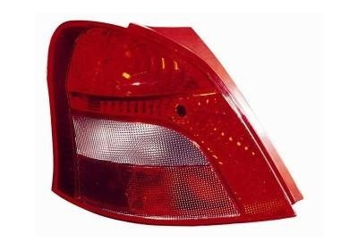 achterlicht, incl fittingdeel, rechts Toyota Yaris, 2006-2009, P