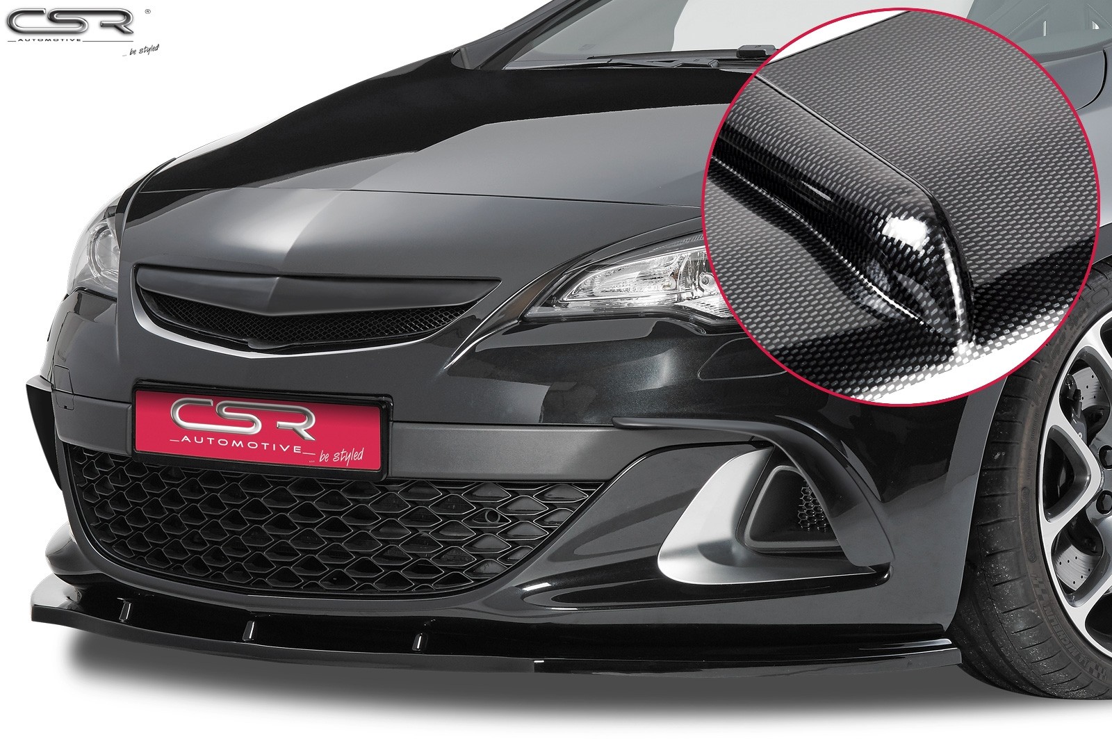 Voorspoiler Opel Astra J OPC/GTC CSL130-C