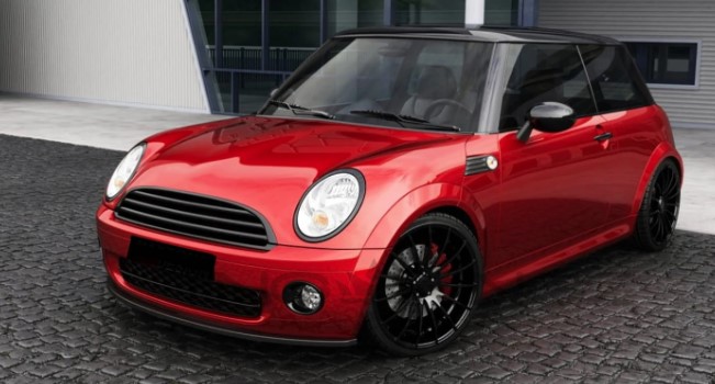 Koplamp Ringen Mini Cooper 01-06 R50/R52/R53 Glanzend zwart