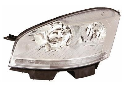 koplamp, H1+H7, elektr verstelb, incl stelmotortje, rechts. 10/2