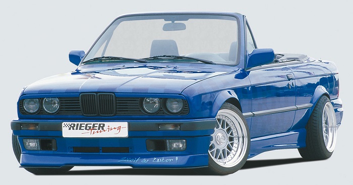 Spoilerzwaard voor Voorspoilerlip BMW E30 Rieger