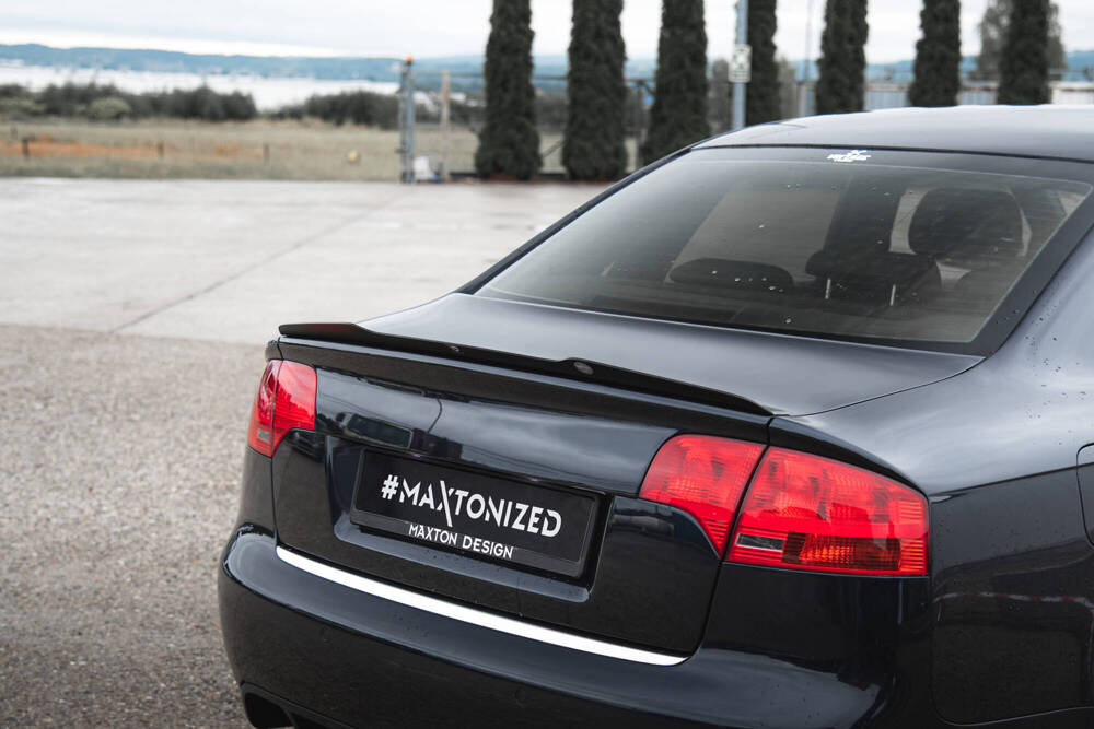 Spoiler Audi RS4 B7 Maxton Glans Zwart