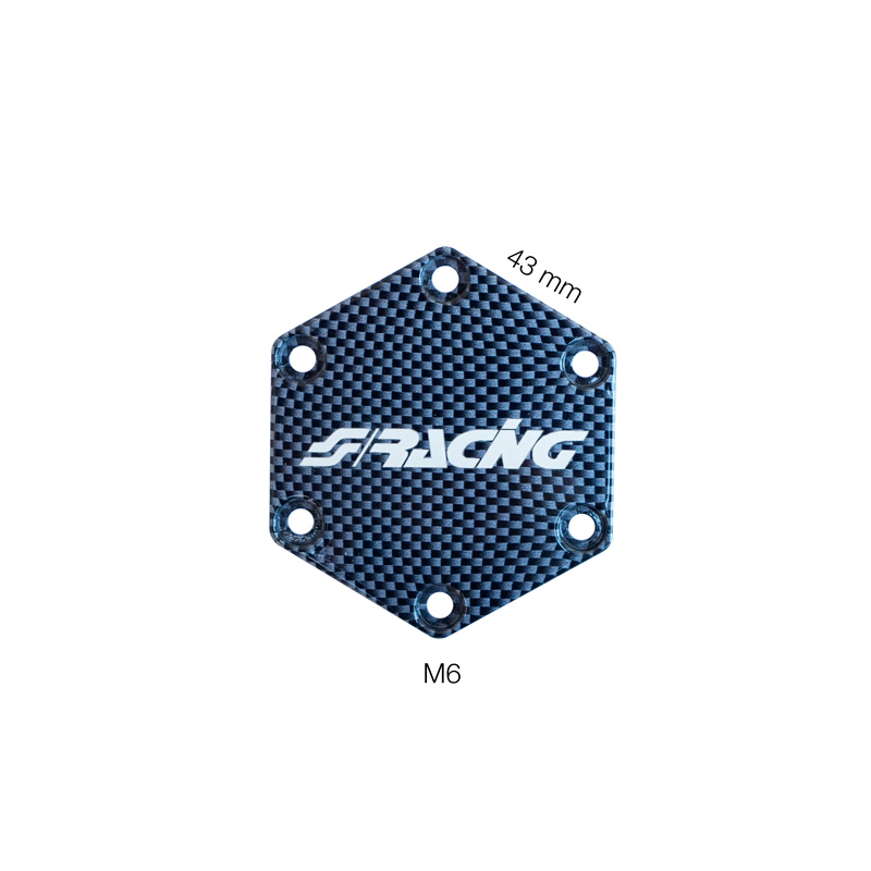 Simoni Racing Sportstuur Claxonafdekking - Carbon-Look