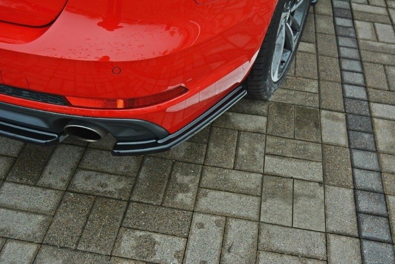 Achterzij Spoilers Audi A4 B9 S-Line Glanzend Zwart