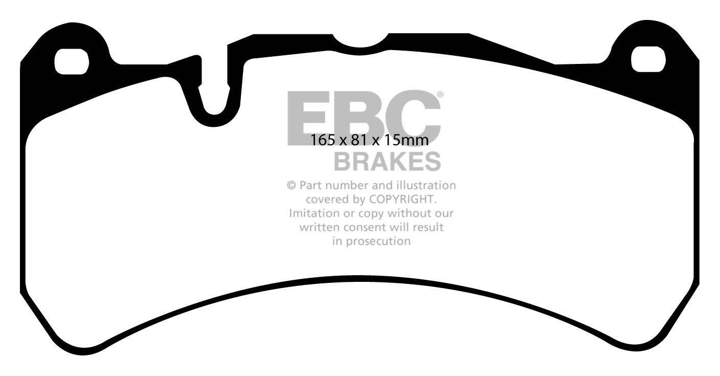 EBC Brakes FERRARI 430 Scuderia 4.3 2007-2008 Remblokken voorzij