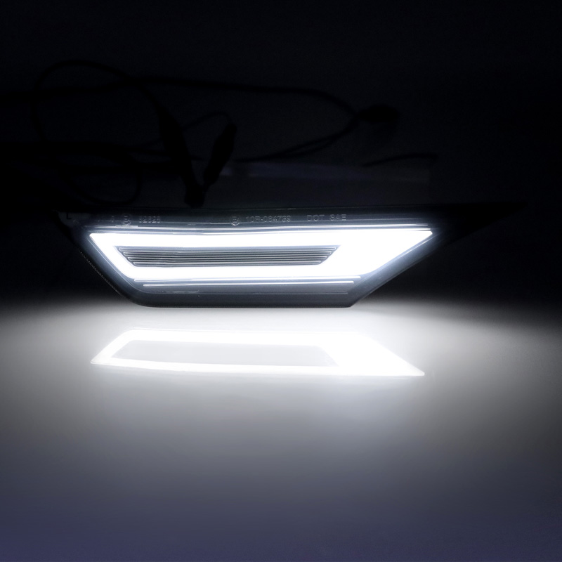 Set LED Zijknipperlichten  Honda Civic X 2016-2022 - Rookgrijs- incl. Dynamic Running Light & Positielicht