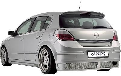 Achterbumper Diffusor Opel Astra H 5deurs