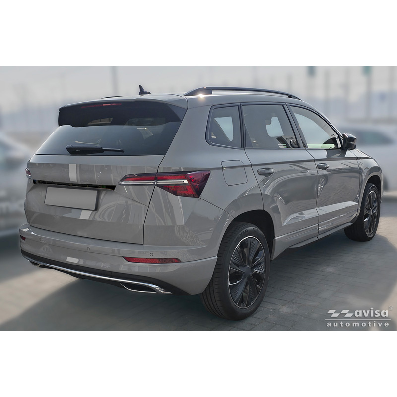 Avisa Zwart Chroom RVS Kofferbak Sierlijst  Skoda Karoq (NU7) Facelift 2022-