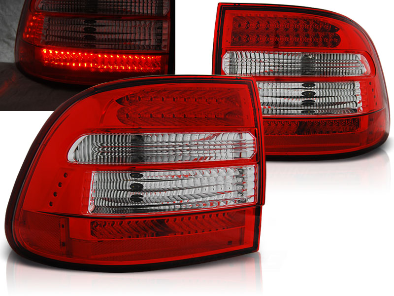Achterlichten Porsche Cayenne LED rood/wit