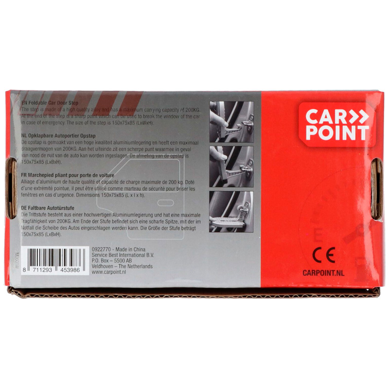 Carpoint Opklapbare Autoportier Opstap