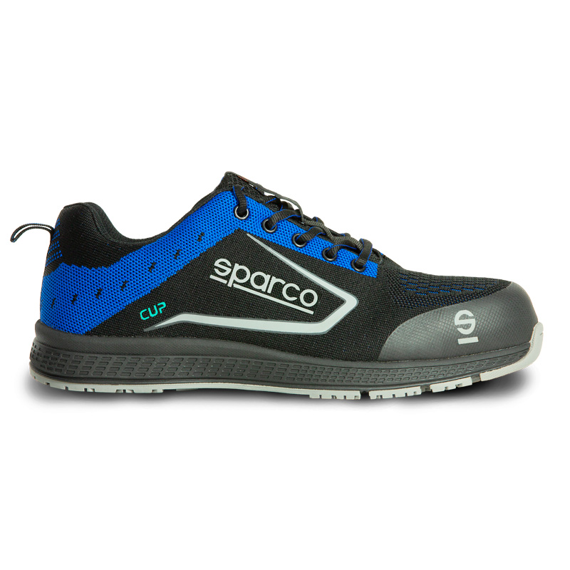 Sparco Lichtgewicht Werkschoenen Cup S1P Ricard Zwart/Blauw Maat 37