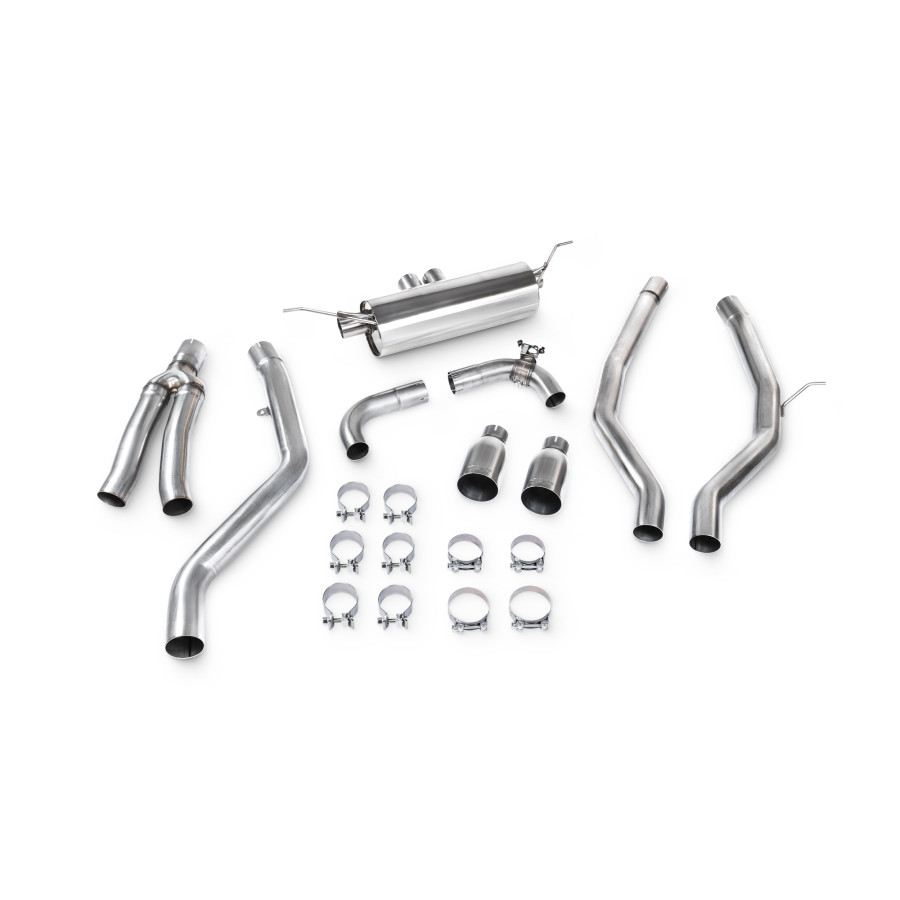 Toyota Supra A90 (Inc GR) 3.0T ROW Non-GPF Model Cat-back Polished STW Scorpion