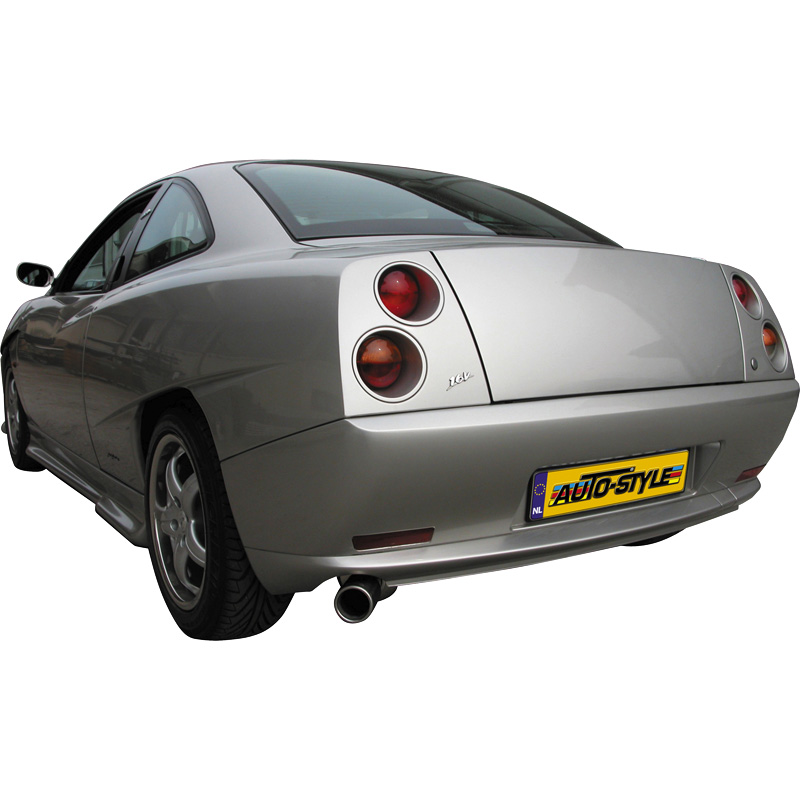 100% RVS Sportuitlaat  Fiat Coupe 2.0 16v (139pk) 1994- 102mm