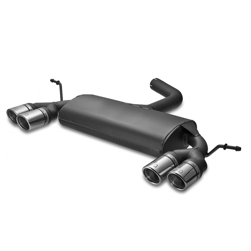 Dubbele Sportuitlaat  Audi A3 8P Sportback 1.6i 75/85kW/2.0FSi 110kW/1.6 TDi 66/77kW/1.9TDI 77kW/2.0TDI 100/103/125kW 2004-2012 2x 70mm